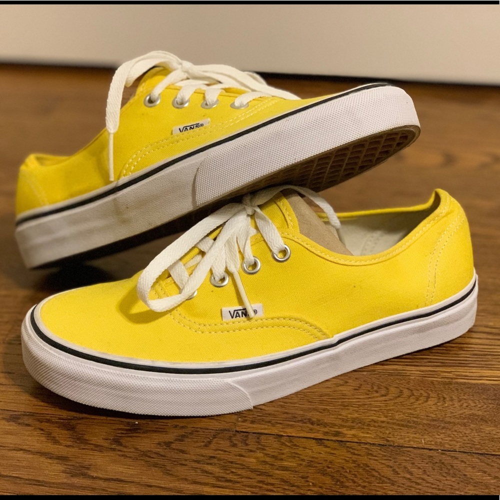 Sunshine Bright Yellow Classic Vans